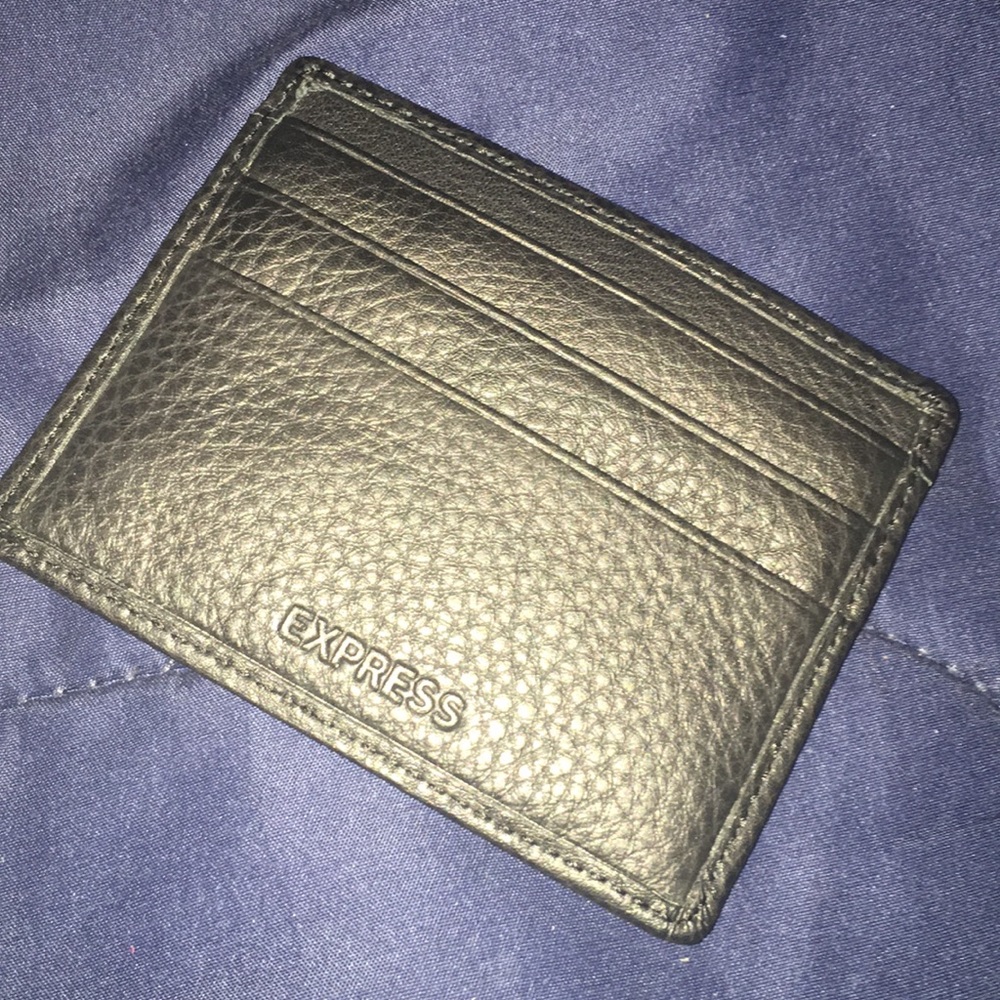 Express Genuine leather credit card holder